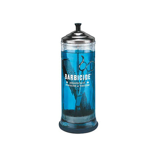 1100 ml:n lasinen barbisidi-desinfiointisäiliö
