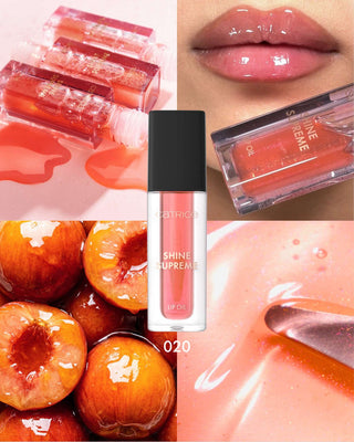 Catrice Shine Supreme olio labbra 020 Peach Please 4 ml — Olio labbra