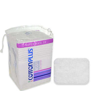 Cotton plus super maxi visage 50 100 % cotone