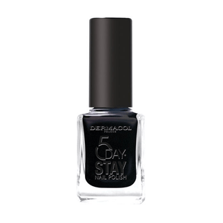 Dermacol Long-lasting nail polish 5 Days Stay 11 ml - Shade: 55 Black Onyx