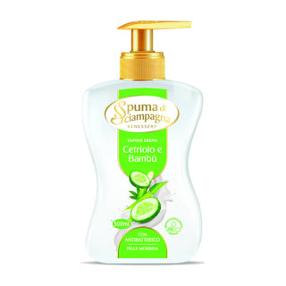 Spuma di sciampagna Sapone Crema Rinfrescante Cetriolo E Bambù 300 ml