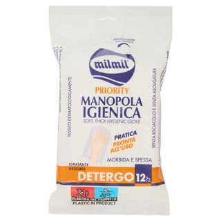 Mil mil Priority Manopola Igienica Detergo 12 Pz 1 unità