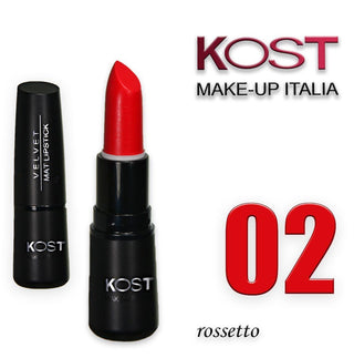 Rossetto Velvet Kost 02 - Rosso Scuro Lucido