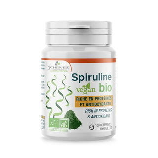 3 Chênes Spirulina biologica Vegan 100 compresse scadenza marzo 2027