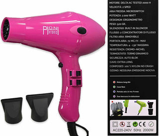 Accessori Phon hybrid nylon professionale 2000w + diffusore invidia