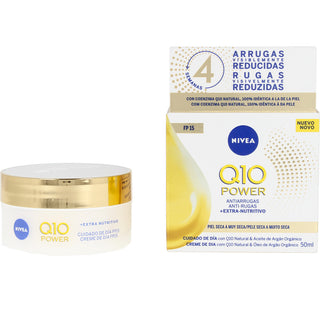 Nivea Q10 Power Antirughe Extra Nutriente SPF15 50ml — Crema solare viso