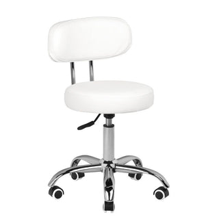 Kosmetická stolička Activeshop pro pedikúru A-007 bílá