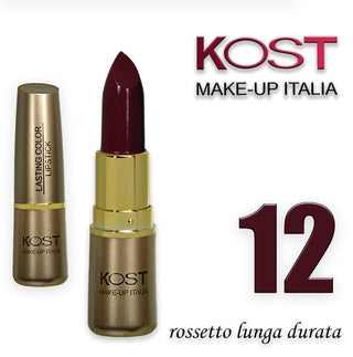 Rouge à Lèvres Couleur Longue Tenue Kost Make Up 12 