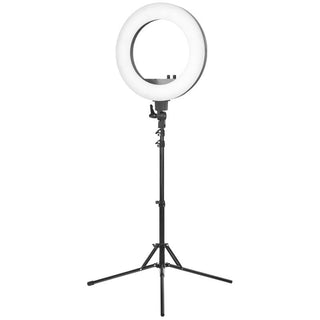 Activeshop Anello Luminoso 18 "48W Led Nero + Treppiede