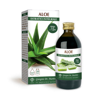 Dr Giorgini Extracto completo de aloe líquido sin alcohol 200 ml