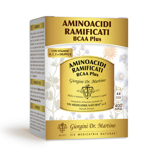 Dr Giorgini Aminoácidos de cadena ramificada BCAA Plus 200 g - 400 comprimidos de 500 mg