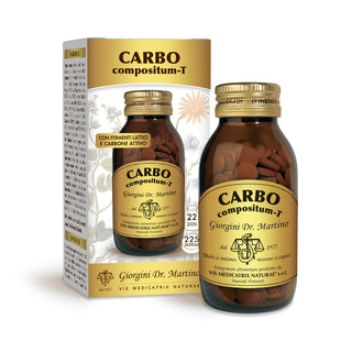 Dr Giorgini Carbo Compositum-T 225 tablets of 400 mg - 90 gr
