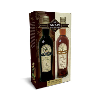 Dr Giorgini Amarrone 250 ml and Nocino 250 ml gift box