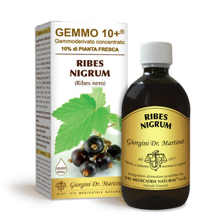 Dr Giorgini gemmo 10+ blackcurrant 500 ml non-alcoholic liquid