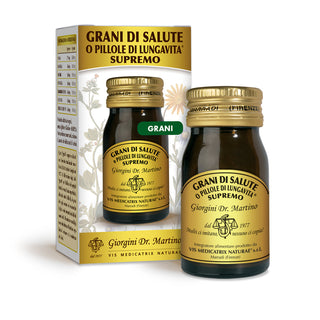 Dr Giorgini Grani Salute Pills Lungavita Supremo תוסף 30 גרם LOTTO I1438321