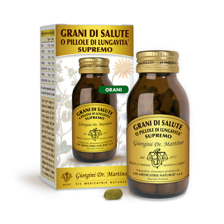 Dr Giorgini Grains of Health or Supremo Longevity Pills 90 G 