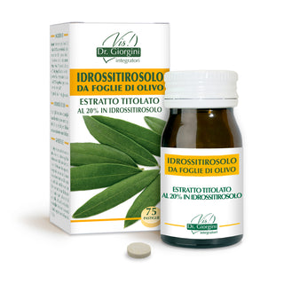 Dr Giorgini Idrossitirosolo Da Olivo Foglie E.Tit.30G-Pastiglie Da 400Mg