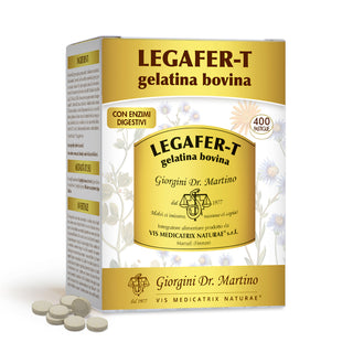 Dr Giorgini Legafer-T Gelatina Bovina 200 Gr - Pastiglie Da 500 Mg