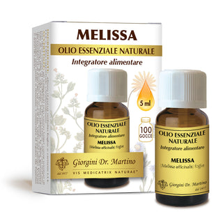 Dr Giorgini lemon balm natural essential oil 5 ml