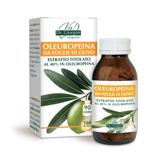 Dr Giorgini oleuropeina - olive leaves est.tit. 90g - 180 tablets of 500mg