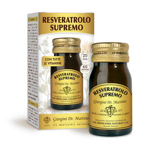 Dr Giorgini Resveratrol Supreme 60 tabletter à 500 mg - 30 g