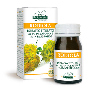 Dr Giorgini Rhodiola titreret ekstrakt 60 tabletter à 500 mg - 30 g