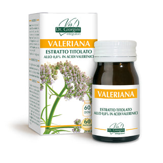 Dr Giorgini valerian titrated extract 60 tablets of 500 mg - 30 gr