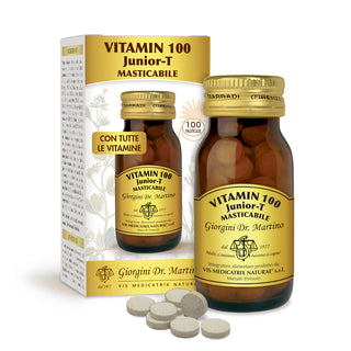 Dr Giorgini Vitamin 100 Junior Masticabile 50 G - Pastiglie Da 500 Mg