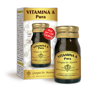 Dr Giorgini Pure Vitamin A 30 g - 150 tablets of 200 mg