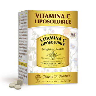 Dr Giorgini Vitamina C Liposolubile 180 G - Pastiglie Da 500 Mg
