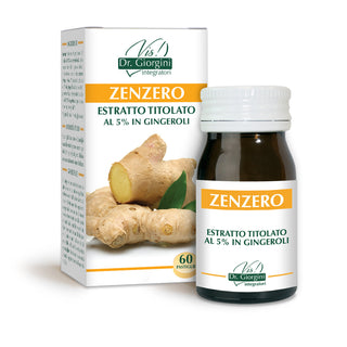 Dr Giorgini Extracto titulado de jengibre 60 comprimidos de 500 mg - 30 gr