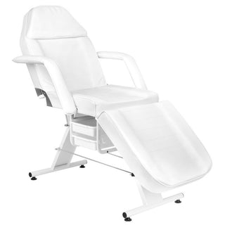 Scaun cosmetic Activeshop Basic 202 cu tăvi, alb