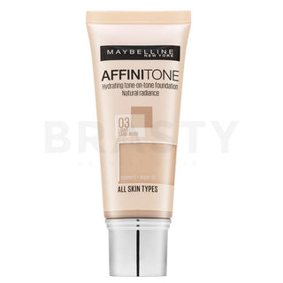 Maybelline Affinitone Fondotinta idratante tono su tono 03 Beige Sabbia Chiaro 30 ml