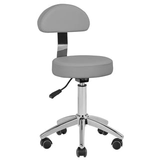 Activeshop 304 Sgabello Cosmetico Grigio