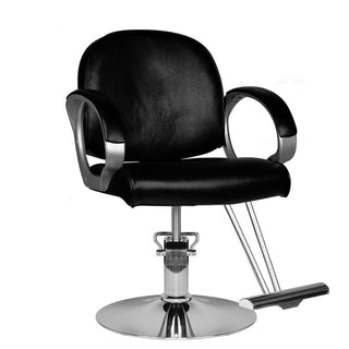 Silla de barbero con sistema capilar HS00 negra