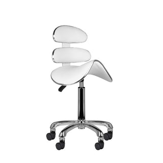 Scaun cosmetic Activeshop Roll Speed Am-880, alb