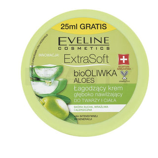 Eveline Extra Soft BioOLIVE Aloe Crema Idratante Viso e Corpo 200 ml