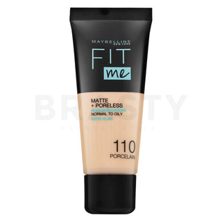 Fondotinta Maybelline Fit Me! Matte + Poreless 110 Porcelain 30 ml