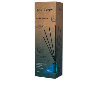 Eco Happy Deodorante per ambienti Sea Breeze Mikado 95 ml — Deodorante per ambienti