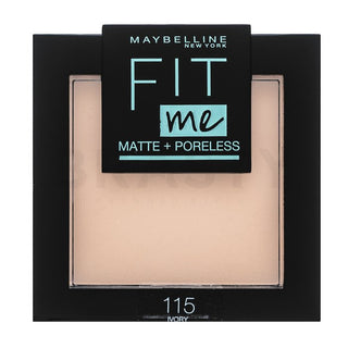 Maybelline Fit Me! Cipria opaca + Poreless 115 Ivory 9 g