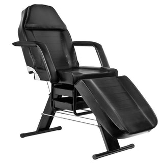 Scaun cosmetic Activeshop Basic 202 cu tăvi, negru