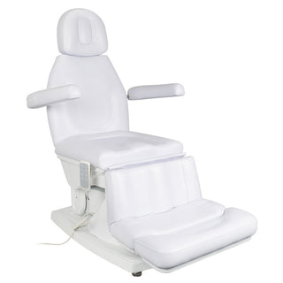 Scaun cosmetic electric de podea Activeshop Kate, 4 Strong. Alb
