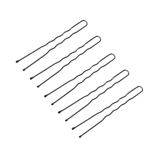 Activeshop Chignon Per Parrucchiere Per Capelli E-65 300 Pezzi 6 Cm Nero