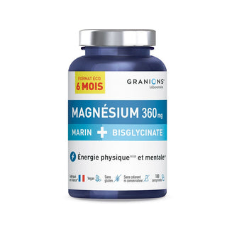 Granions Magnésium Marin + Bisglycinate 360mg 180 compresse — Integratore