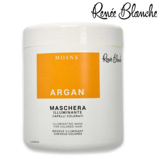 Moine Maschera Per Capelli Ricci E Crespi Con Olio D'Argan 1000 Ml