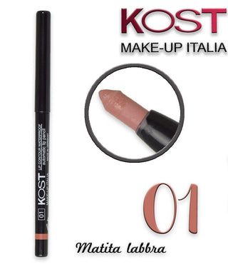 Matita Labbra Automatica Contorno Labbra Waterproof Kost 01