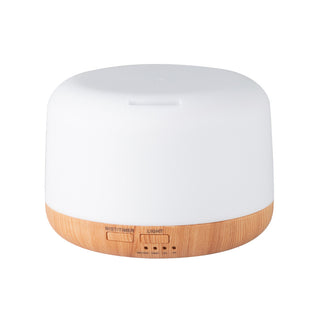 Activeshop Diffusore Di Aromi Spa Umidificatore D'Aria 01 Legno Chiaro 300Ml + Timer