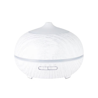 Activeshop Diffusore Di Aromi Umidificatore D'Aria Spa 06 Legno Bianco 400Ml + Timer