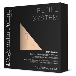 Diego Dalla Palma Stay On Me Refill - Compact Powder Foundation 54 - Biscuit-N (6 G)