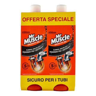 Mr muscle Idraulico Gel Bipacco Cartone 2x1l 2000 ml